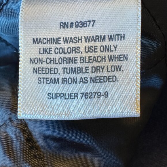 VTG St Johns Bay Quilted Flannel Shacket Mens Medium Blue Buffalo Plaid Pockets - Picture 10 of 10